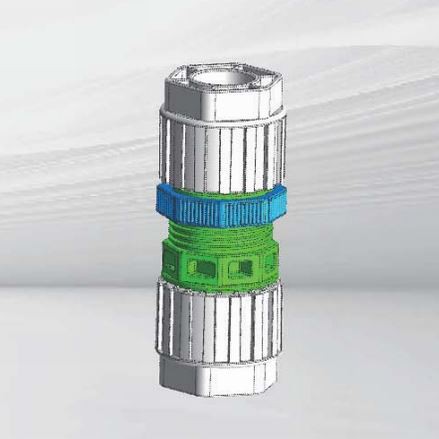 PFA面板安装连接器套筒插入类型